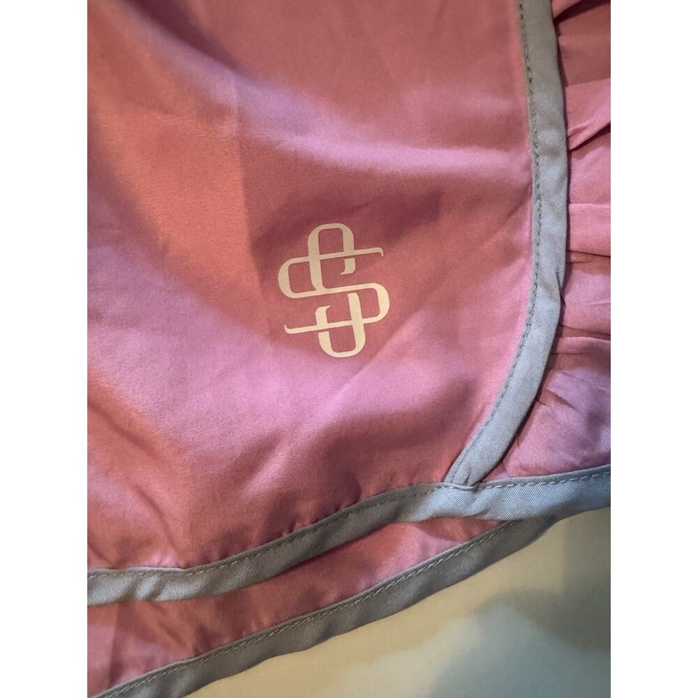 Simply Southern Womens Shorts Lot 2 Small Athletic Ruffle Running Pink Blue - Picture 4 of 9